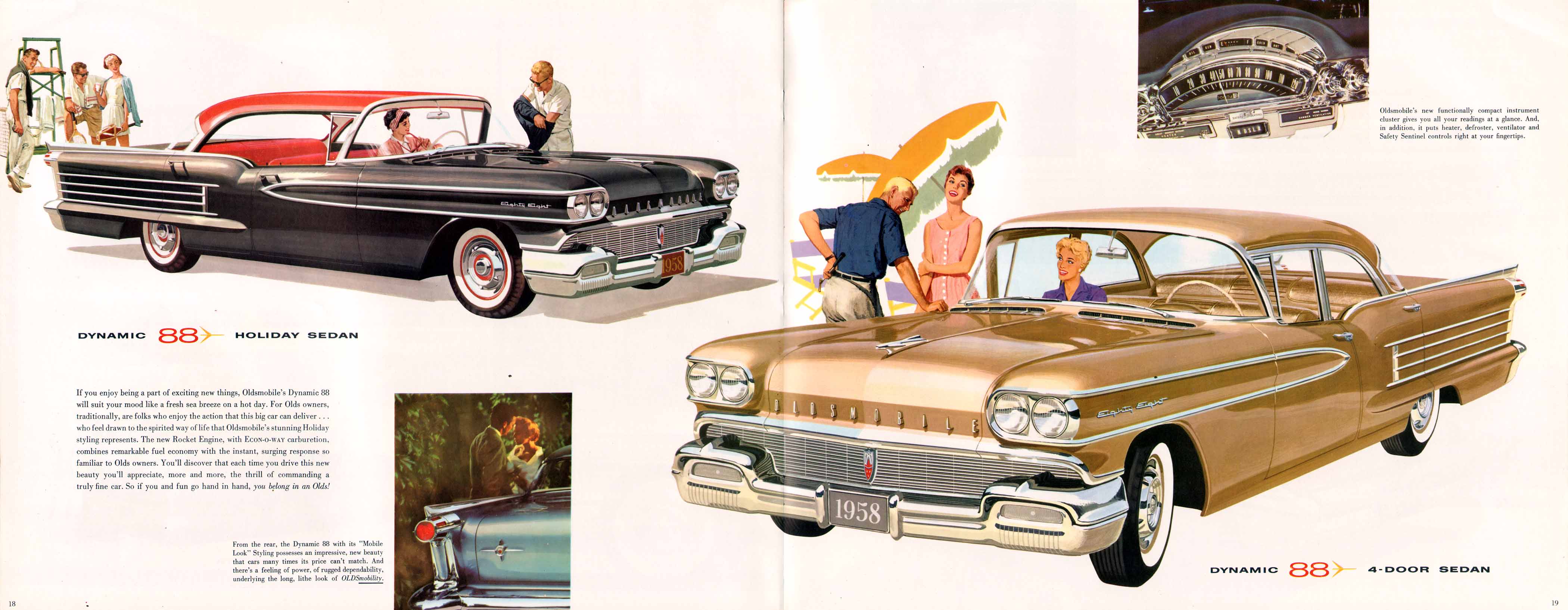 1958 Oldsmobile Motor Cars Brochure Page 3